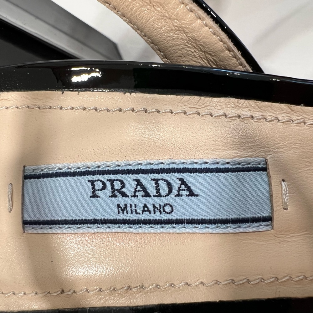 Prada Patent leather platform sandals - Picture 6 of 12